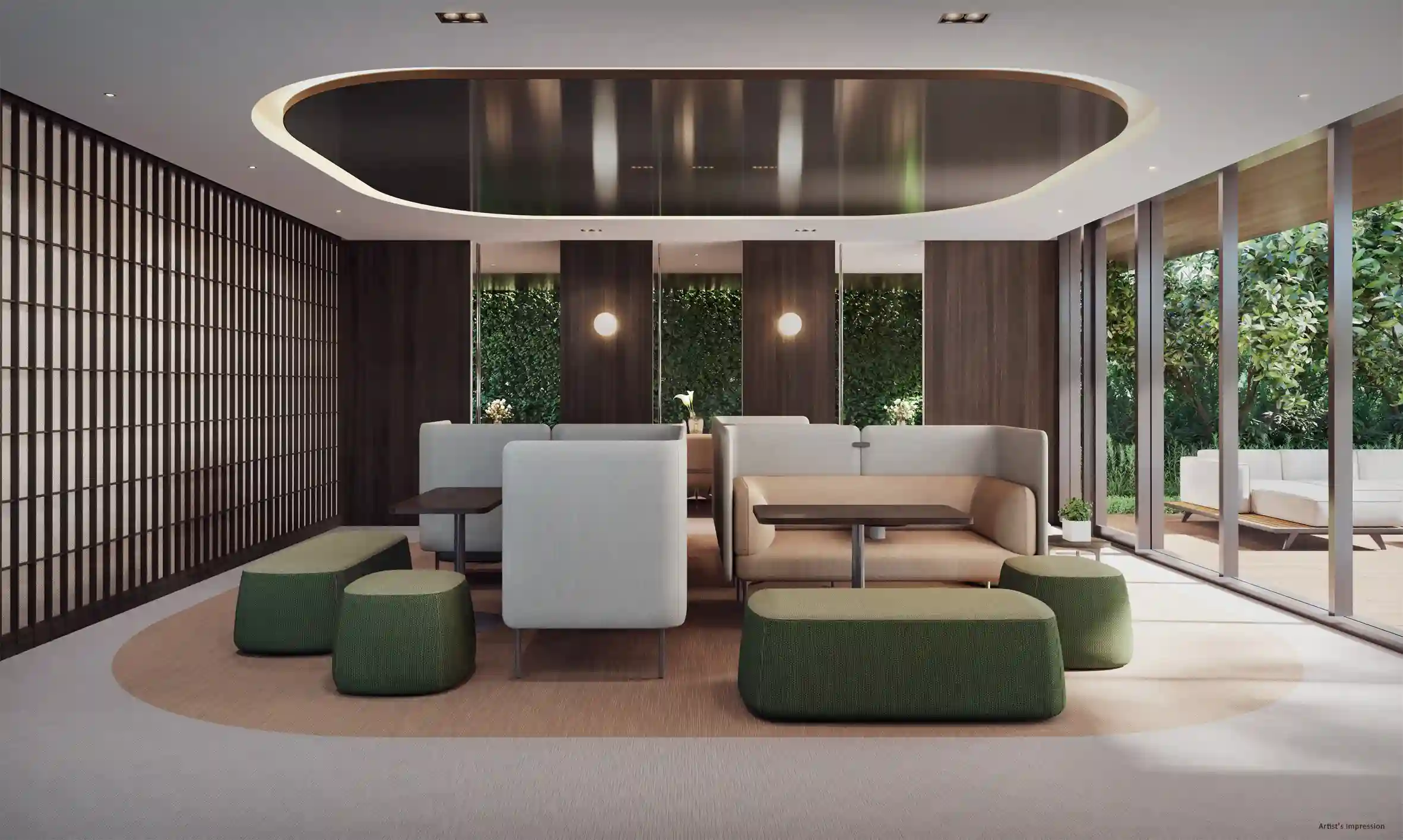 Tembusu Grand Co working Lounge Emerald at Katong Co-working Lounge